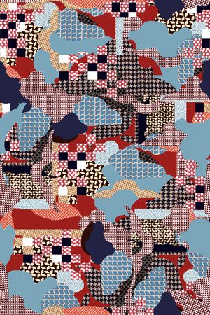 几何印花华亿平台图片