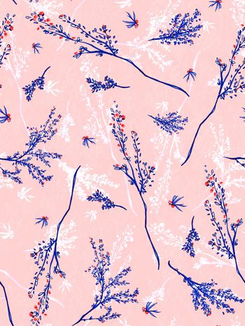 树枝印花华亿平台图片