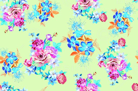 向日葵印花华亿平台图片