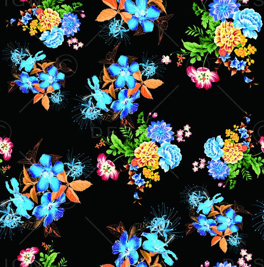 向日葵印花华亿平台图片