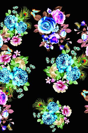 向日葵印花华亿平台图片