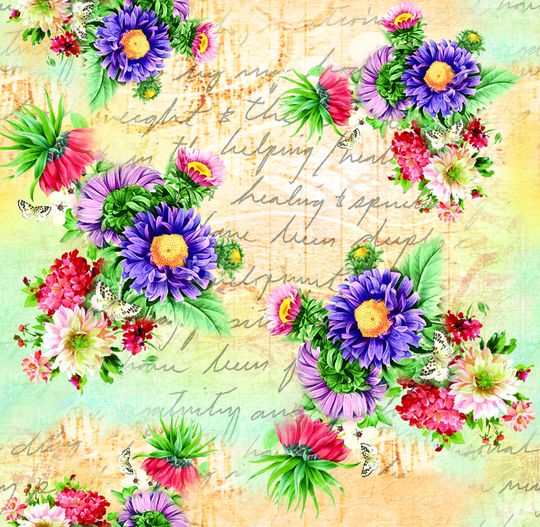 向日葵印花华亿平台图片