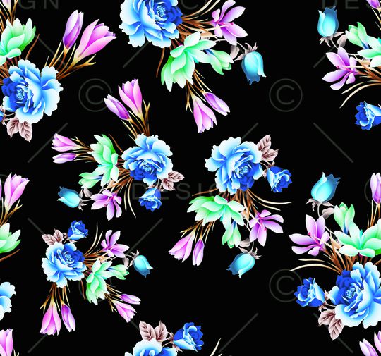 向日葵印花华亿平台图片