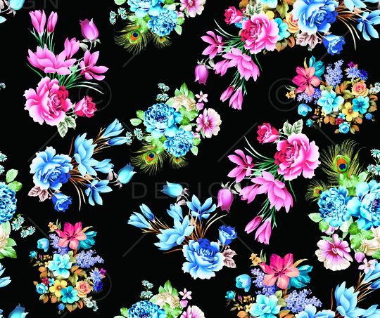 向日葵印花华亿平台图片