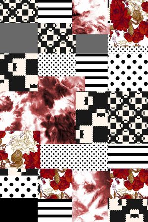 几何印花华亿平台图片