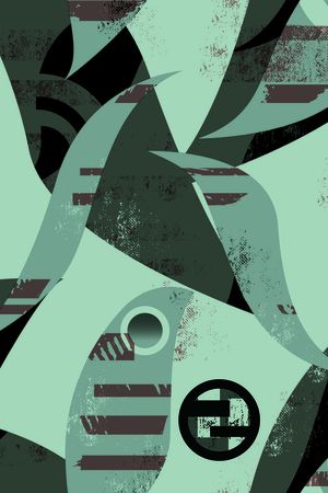 几何印花华亿平台图片