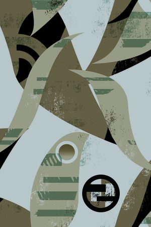 几何印花华亿平台图片