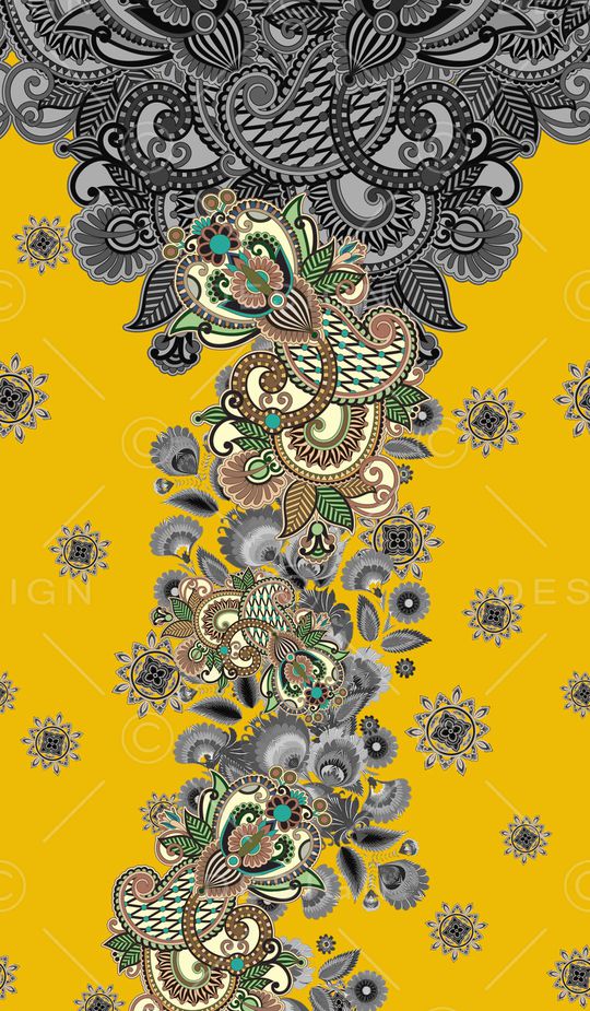 连衣裙印花华亿平台图片