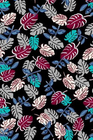 绿植树叶印花华亿平台图片