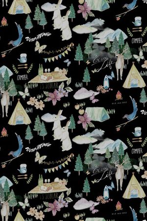 彩底花卉印花华亿平台图片