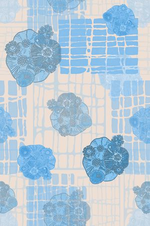 格子印花华亿平台图片