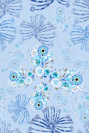 绿植树叶印花华亿平台图片