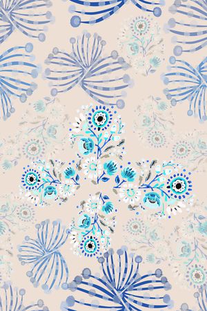 绿植树叶印花华亿平台图片