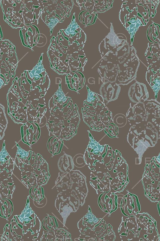 绿植树叶印花华亿平台图片