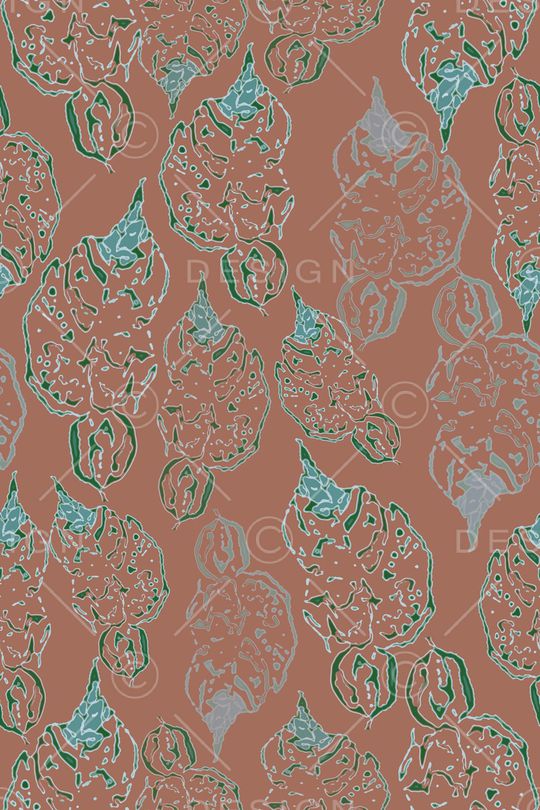 绿植树叶印花华亿平台图片