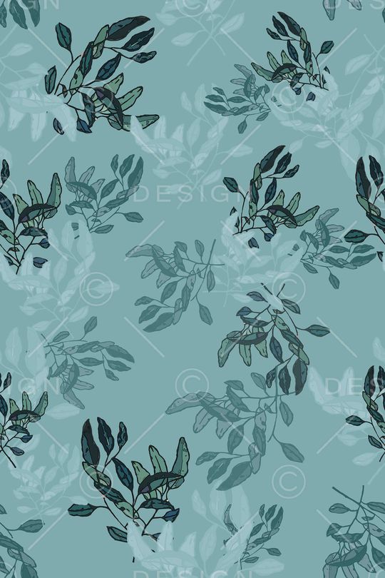 绿植树叶印花华亿平台图片