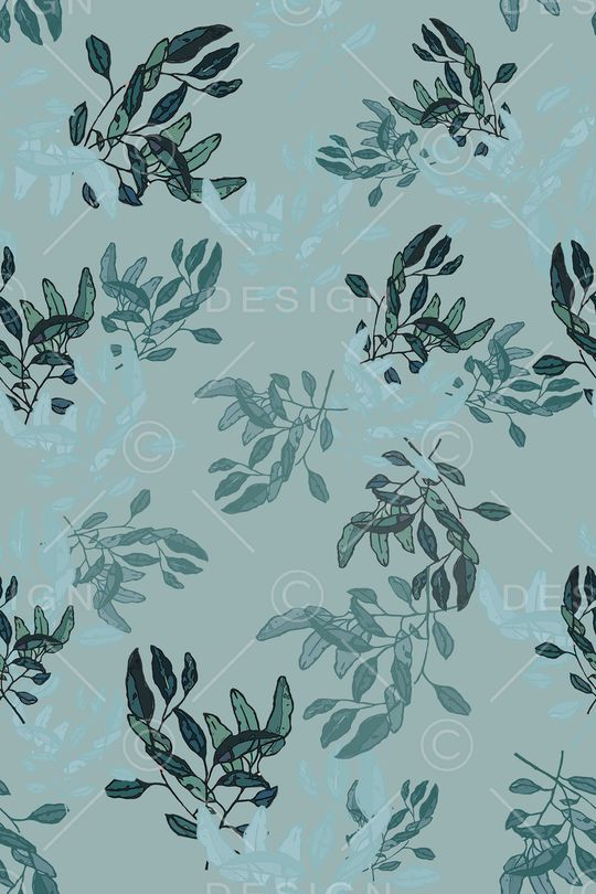 绿植树叶印花华亿平台图片