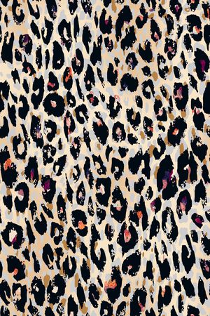 豹纹印花华亿平台图片