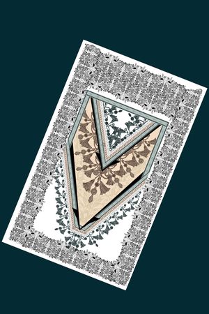 素雅大方印花华亿平台图片