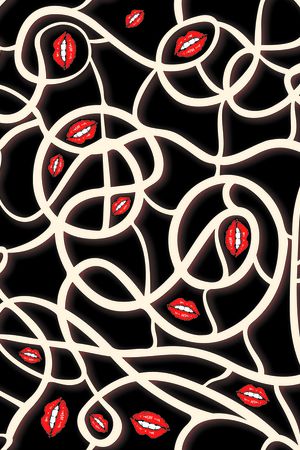 几何印花华亿平台图片