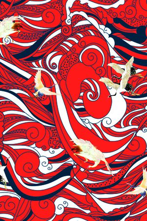 几何印花华亿平台图片