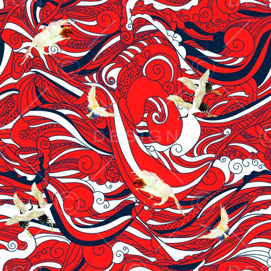 几何印花华亿平台图片