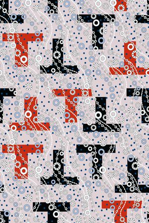 几何印花华亿平台图片