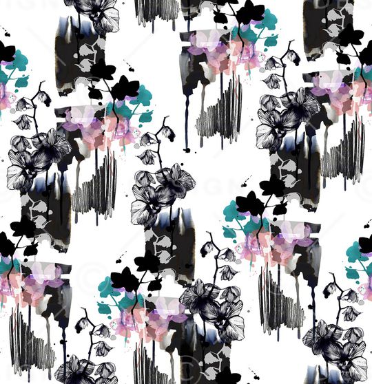 小碎花印花华亿平台图片