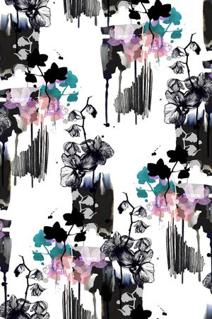 小碎花印花华亿平台图片