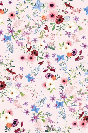 小碎花印花华亿平台图片