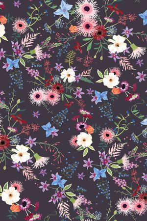 小碎花印花华亿平台图片