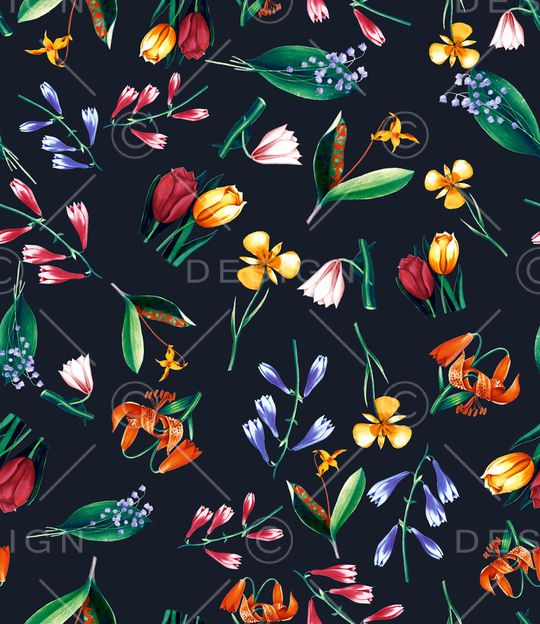 玫瑰花印花华亿平台图片