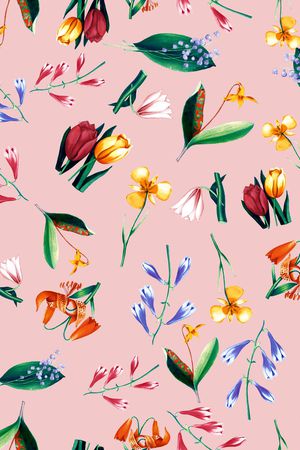 玫瑰花印花华亿平台图片