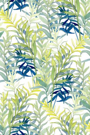 棕榈树印花华亿平台图片