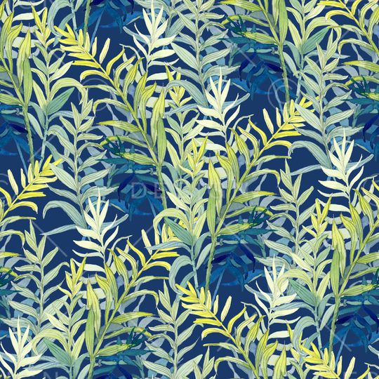 棕榈树印花华亿平台图片