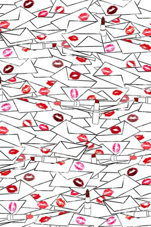 线条画印花华亿平台图片