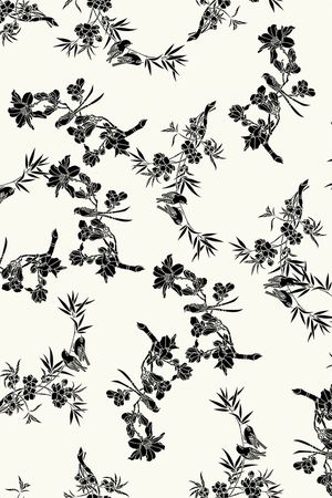 绿植树叶印花华亿平台图片