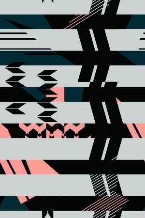 几何印花华亿平台图片