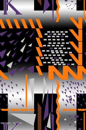 几何印花华亿平台图片