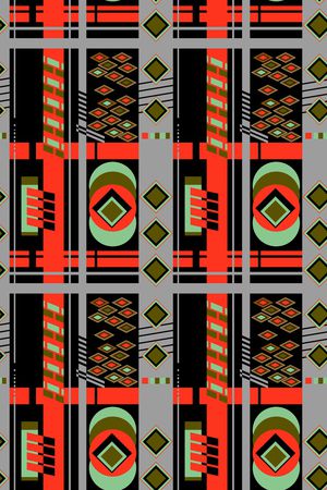 几何印花华亿平台图片