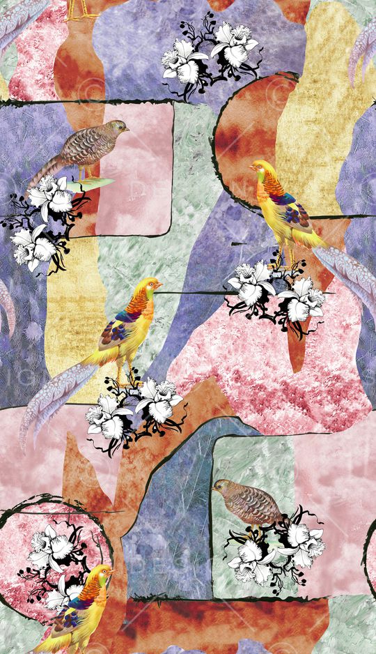 简约印花华亿平台图片