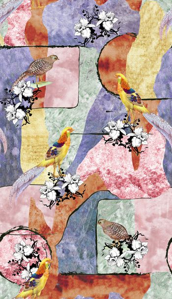 简约印花华亿平台图片