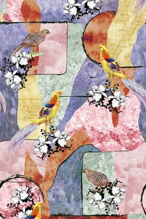 简约印花华亿平台图片