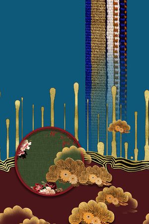 中老年印花华亿平台图片