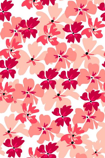 几何花卉印花华亿平台图片