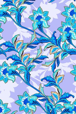 抽象花卉印花华亿平台图片