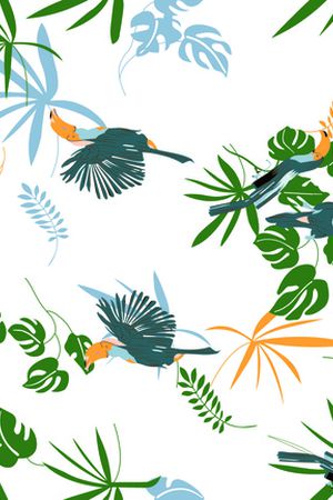 动物花卉印花华亿平台图片