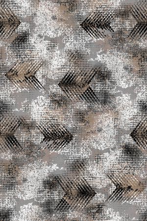 抽象男装印花华亿平台图片