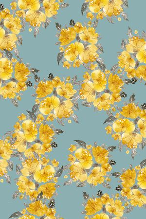 彩底花卉印花华亿平台图片