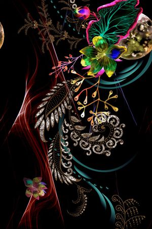 定位花印花华亿平台图片